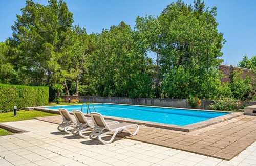 Les Palmeres Appartement | Appartement de vacances "Los Molinos" avec vue sur la montagne, piscine, balcon et Wi-Fi.
