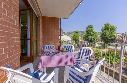San Matteo Appartement | Magnifique "Appartement Jasmin", dans le Piémont, avec piscine commune, jardin et sauna