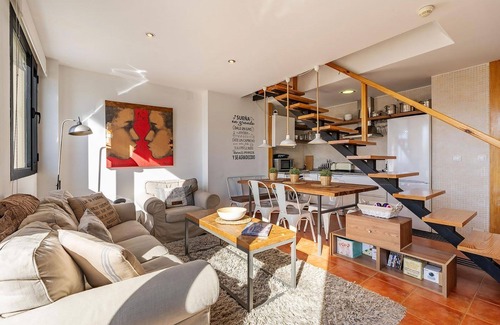 Pradollano Appartement | Holiday apartment "Atico 10 G" near slopes with private terrace Wi-Fi (Free), parking space (Free), parking space