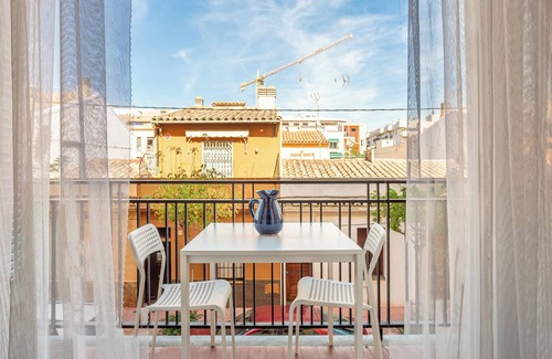 Palamos Appartement | Appartement de vacances "Aubi" avec terrasse plein air-balcon et terrasse intérieure.