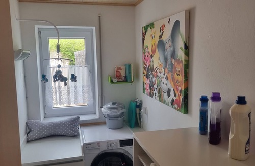 Muensingen Appartement | Appartement "Biosphärenblick" avec terrasse privée, jardin partagé et Wi-Fi
