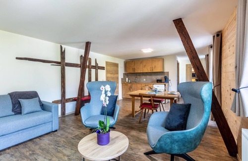 St. Blasien Appartement | Appartement '7' avec vue sur les montagnes, balcon et Wi-Fi