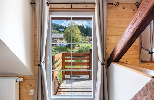 St. Blasien Appartement | Appartement '1' avec vue sur les montagnes, balcon et Wi-Fi