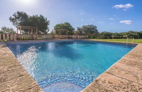 Ses Salines Appartement | Appartement de vacances "Es turo de Cabrera" avec jardin, piscine et climatisation