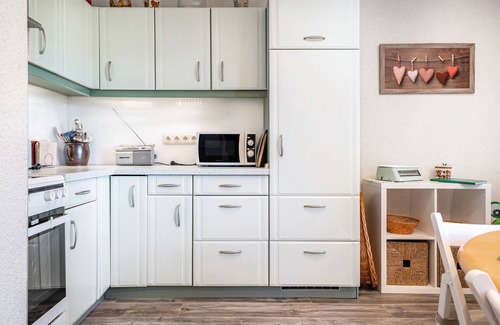 Blankensee Appartement | Appartement "Ferienwohnung Eichenhof" avec terrasse partagée, jardin privé et Wi-Fi