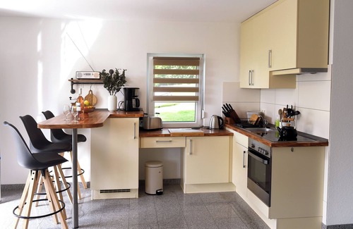 Frickingen Appartement | Appartement de vacances "Famille Strehl" avec jardin privé et Wi-Fi