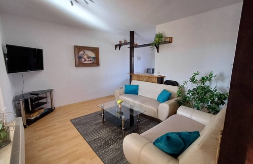 Preetz Maison | Appartement 'Ferienhaus Sonnenschein' avec terrasse privée, jardin privé et Wi-Fi
