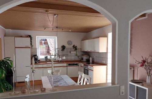 Liebenau Appartement | Holiday Apartment "Fewo 2 - Osterberg" with Private Terrace, Shared Garden & Wi-Fi