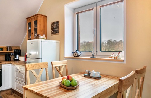 Alt Zeschdorf Appartement | Appartement 'Hühnernest' avec terrasse partagée, jardin partagé et Wi-Fi