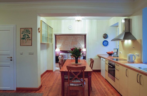 Dalwitz Appartement | Appartement de vacances Kaminwohnung (4 pers.) - FerienGut Dalwitz Verwalterhaus