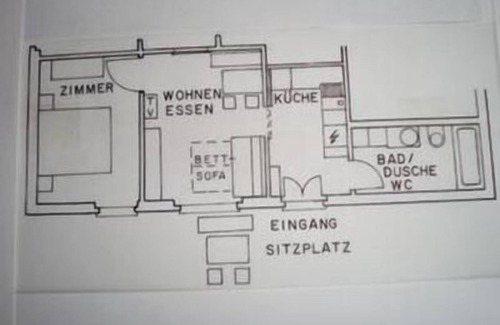 Lungern Appartement | Appartement de vacances Lungern pour 1 - 2 personnes avec 1 chambre à coucher - Appartement de vacan