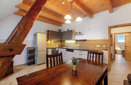 Krostitz Appartement | Appartement 'Ferienwohnung Nr 5 Kiefer' avec jardin partagé et Wi-Fi