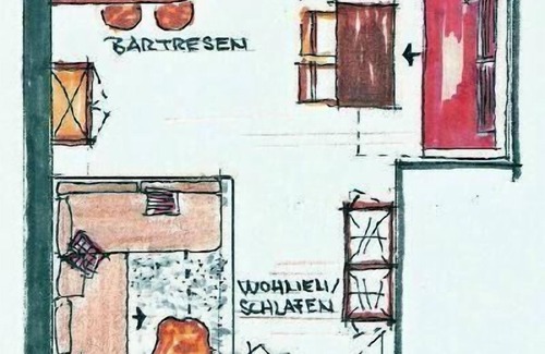 Tiefenbach Appartement | Appartement de vacances Oberstdorf pour 1 - 2 personnes avec 1 chambre à coucher - Appartement de va