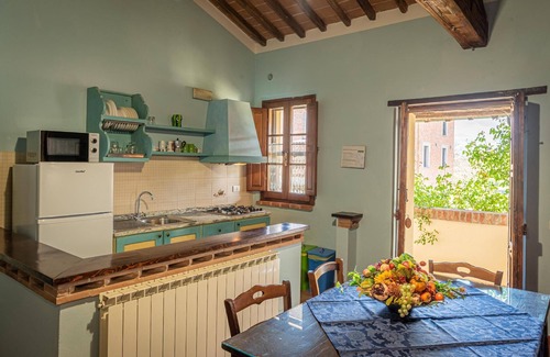 Castiglione del Lago Appartement | Appartement de vacances Pucciarelli pour 4 - 8 personnes avec 2 chambres à coucher - Maison mitoyenn