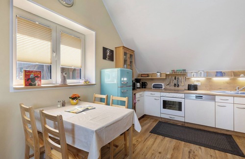 Alt Zeschdorf Appartement | Appartement "Schafstube" avec terrasse partagée, jardin partagé et Wi-Fi