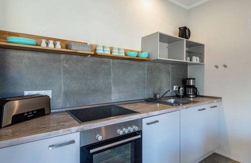 Saal Appartement | Appartement de vacances "Vier" avec jardin partagé et Wi-Fi