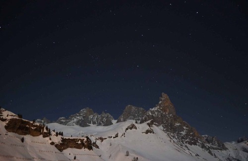 Passo Rolle Appartement | Appartement de vacances avec une vue du balcon sur les Dolomites