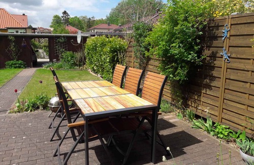 Stralsund Appartement | Appartement de vacances avec terrasse dans le jardin