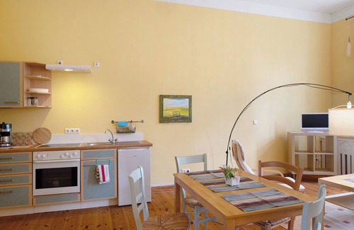 Krakow am See Appartement | Appartement 1 - sans barrières' avec jardin commun