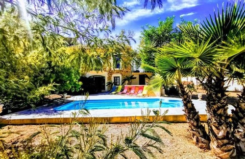 Le Somail Maison | Maison de vacances "Villa Napoléon" avec piscine privée et Wi-Fi