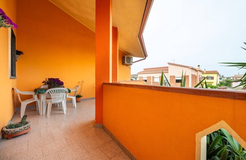 San Giovanni Suergiu Maison | Maison de vacances 'Gaia Casa Vacanze' avec terrasse privée, balcon et climatisation