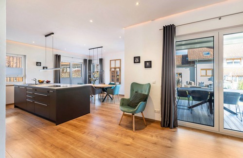Uehlingen-Birkendorf Maison | Maison de vacances 'Ferienhaus Lencer' avec terrasse privée, jardin privé et Wi-Fi