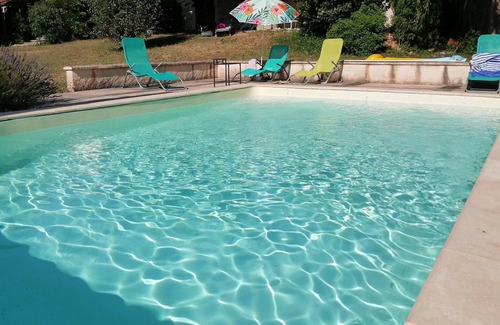Sauzet Maison | Maison de vacances 'Ancienne Forge Restaurée' avec piscine privée, terrasse privée et Wi-Fi