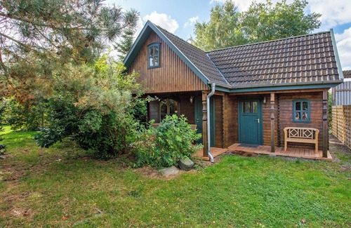 Verchen Maison | Maison de vacances 'Blockbohlen-Haus Auf Hof Verchen' avec terrasse privée, jardin privé et Wi-Fi