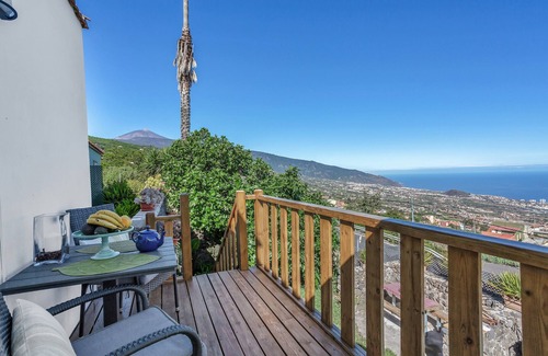 La Orotava Maison | Maison de vacances Casa de Teja avec vue sur la mer, vue sur la montagne, Wi-Fi, terrasse et jardin