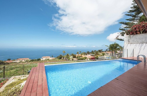 Las Cuevas Maison | Maison de vacances 'Casa Santa Úrsula' avec vue sur la mer, piscine, Wi-Fi et jardin