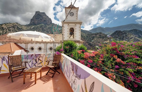 Vallehermoso Maison | Maison de vacances "Casa de Telégrafos" avec vue sur les montagnes, terrasse privée et Wi-Fi