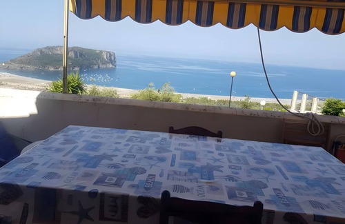 Praia a Mare Maison | Maison de vacances 'Casa Nuovissima' avec vue sur la mer, Wi-Fi et climatisation