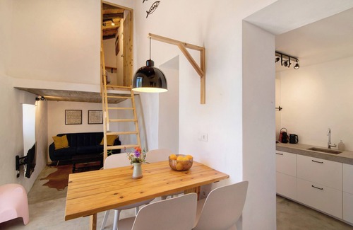 Moncarapacho e Fuseta Maison | Maison de vacances Casa Burro avec vue sur les montagnes, piscine partagée, jardin et Wi-Fi.