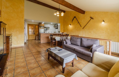 Arlanzon Maison | Maison de vacances 'Casa Rural Bigotes' avec vue sur les montagnes, terrasse privée et Wi-Fi