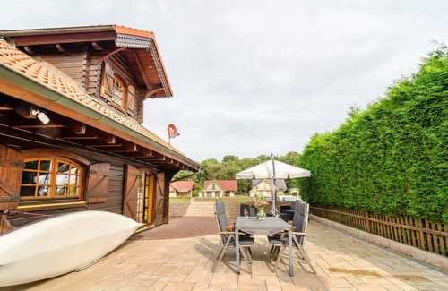 Steinbild Maison | Maison de vacances 'Das Alpenhaus An Der Ems' avec vue sur le lac, terrasse privée et Wi-Fi