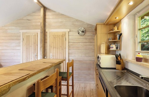 Furstenwalde/Spree Maison | Maison de vacances 'Blockhütte' avec terrasse et jardin privés