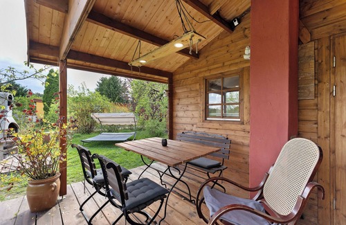 Furstenwalde/Spree Maison | Maison de vacances 'Blockhütte' avec terrasse et jardin privés