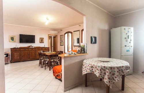 Masainas Maison | Maison de vacances "Elena" avec vue sur mer, climatisation et terrasse
