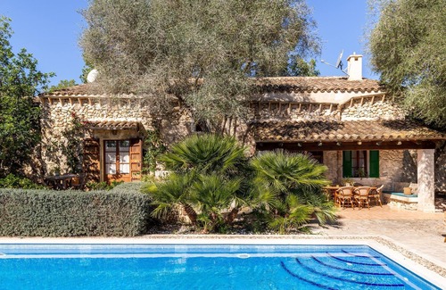 Sineu Villa | Maison de vacances Es Fangar avec vue sur la montagne, piscine et Wi-Fi