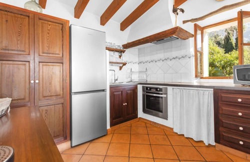 Biniaraix Villa | Maison de vacances "Es Tarongers" avec vue sur les montagnes, jardin, terrasse et piscine