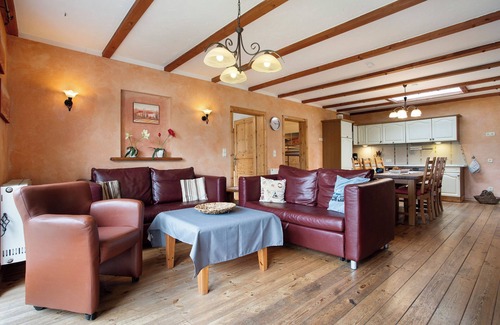 Franken Siedlung Maison | Maison de vacances 'Ferienhaus Sundperle' avec terrasse privée, jardin privé et Wi-Fi