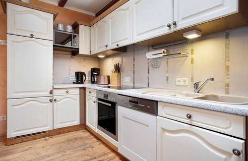 Franken Siedlung Maison | Maison de vacances 'Ferienhaus Sundperle' avec terrasse privée, jardin privé et Wi-Fi