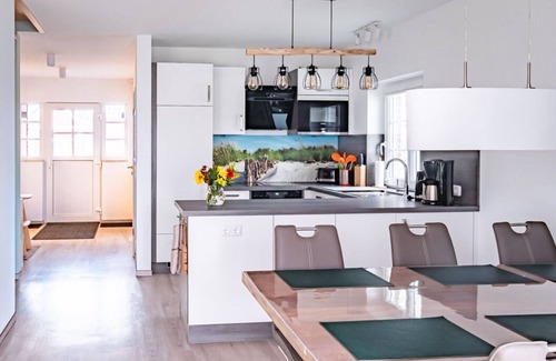 Krummin Maison | Maison de vacances "Ferienhaus Familienkoje Rike" avec jardin privé, sauna privé et Wi-Fi