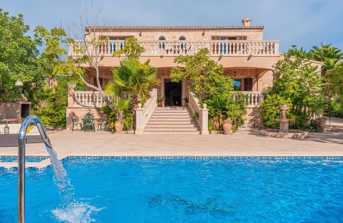 S'alqueria Blanca Maison | Maison de vacances Finca Can Roca avec vue sur la mer, piscine et Wi-Fi.