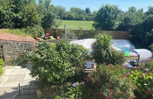 Chaille-les-Marais Maison | Maison de vacances 'L'hébergerie Sablotine' avec piscine privée, terrasse privée et Wi-Fi