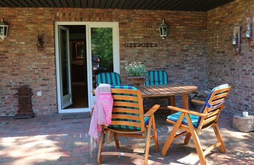 Karolinenkoog Maison | Maison de vacances 'Gänsehaus' avec terrasse et jardin privés