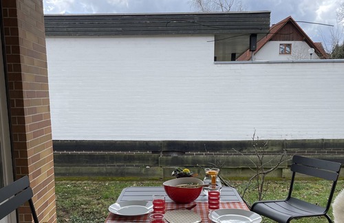 Hofgeismar Maison | Maison de vacances 'Haus Am Reithagen' avec terrasse privée, jardin privé et Wi-Fi