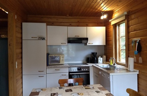Frielendorf Maison | Maison de vacances 'Holzhaus - Am - Silbersee' avec terrasse privée, jardin privé et Wi-Fi