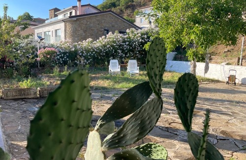 San Mauro Cilento Maison | Maison de vacances 'Villa Loretta' avec vue sur la mer, terrasse privée et jardin privé