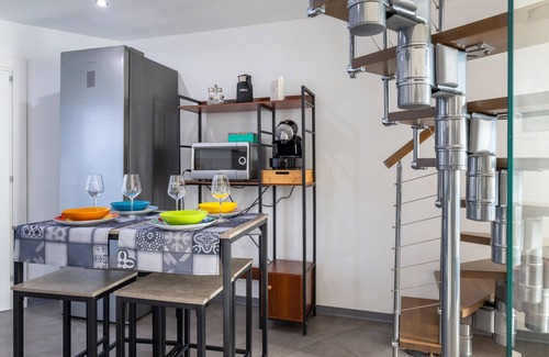 Mesagne Maison | Maison de vacances 'L'Atelier' avec jardin privé, Wi-Fi et climatisation